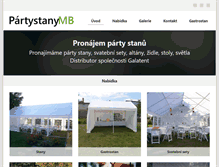Tablet Screenshot of partystany-mb.cz